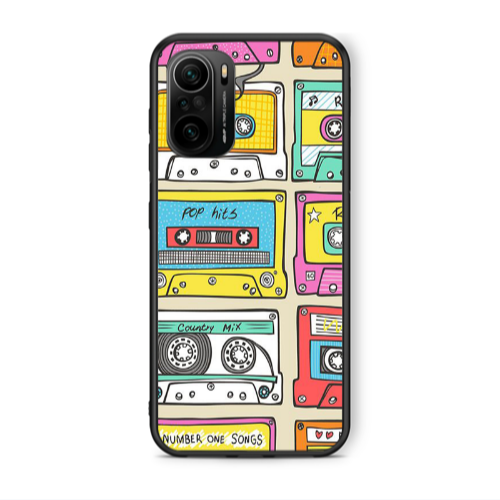 Xiaomi Poco F3 Pop hits Black Glossy Θήκη