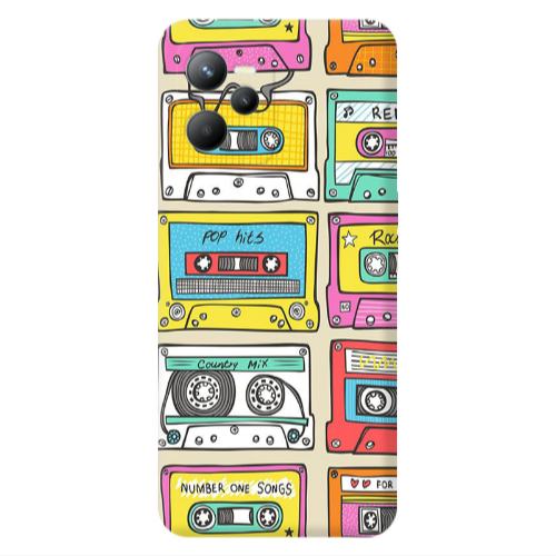 Realme C35 Pop hits Transparent Silicone TPU Θήκη