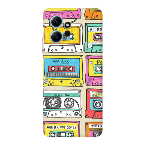 Xiaomi Redmi Note 12 4G Pop hits Transparent Silicone TPU Θήκη