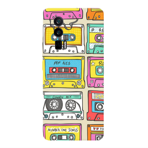 Xiaomi Poco F5 Pro Pop hits Transparent Silicone TPU Θήκη