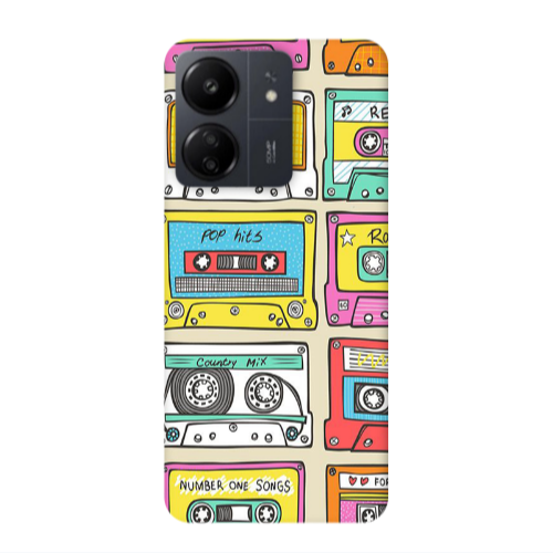Xiaomi Redmi 13C Pop hits Transparent Silicone TPU Θήκη