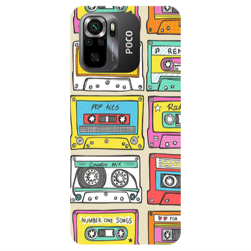 Xiaomi Poco M5 s Pop hits Transparent Silicone TPU Θήκη