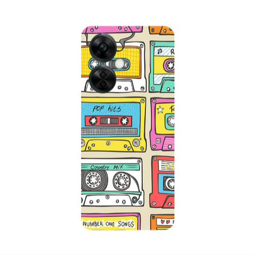 Oneplus Nord CE 3 Lite 5G Pop hits Transparent Silicone TPU Θήκη