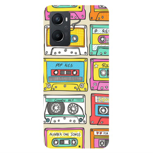 Oppo A 96 Pop hits Transparent Silicone TPU Θήκη