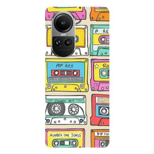 Oppo Reno10 5G Pop hits Transparent Silicone TPU Θήκη