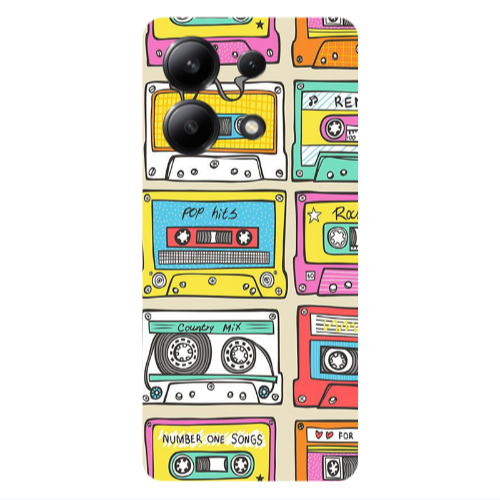 Xiaomi Redmi Note 13 4G Pop hits Transparent Silicone TPU Θήκη
