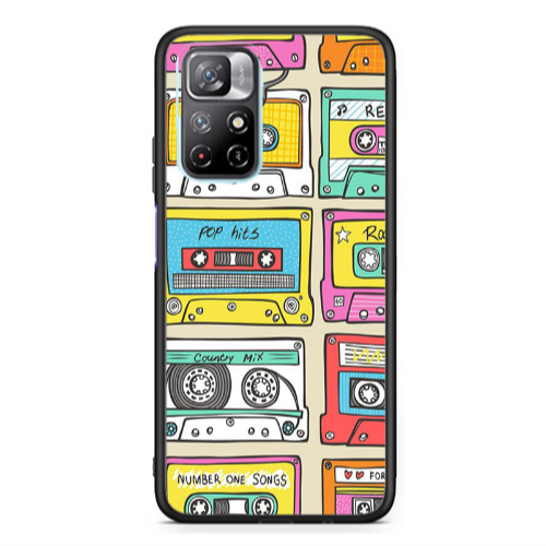 Xiaomi Poco M4 Pro 5G Pop hits Black Glossy Θήκη