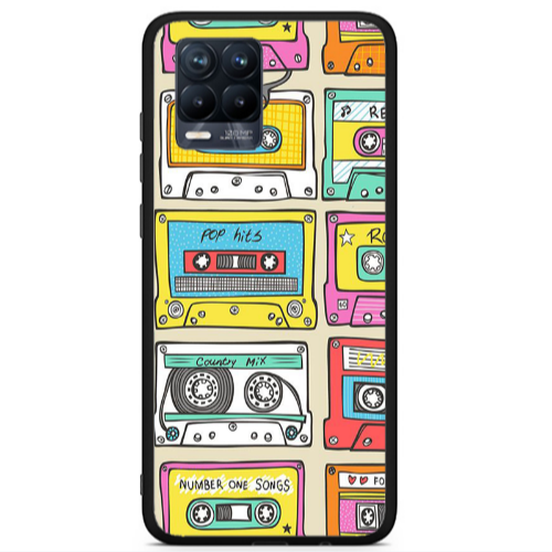 Realme 8 i Pop hits Black Glossy Θήκη