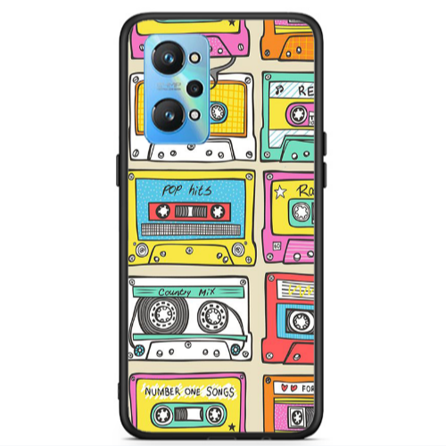 Realme Gt Neo 2 Pop hits Black Glossy Θήκη