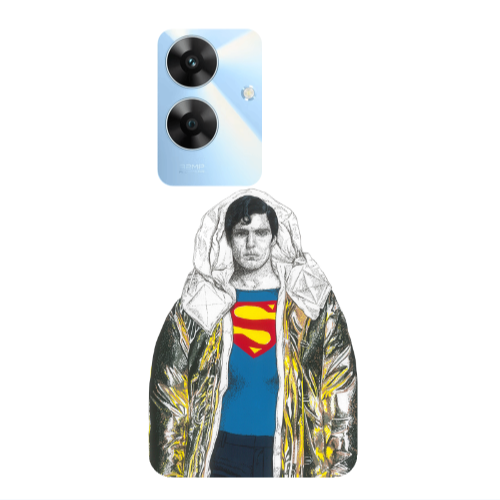 Realme Note 60 Superman 2 Transparent Silicone TPU Θήκη