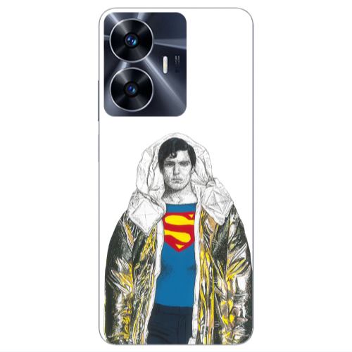 Realme Note 50 Superman 2 Transparent Silicone TPU Θήκη