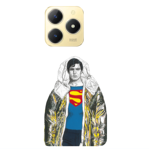 Realme C61 Superman 2 Transparent Silicone TPU Θήκη