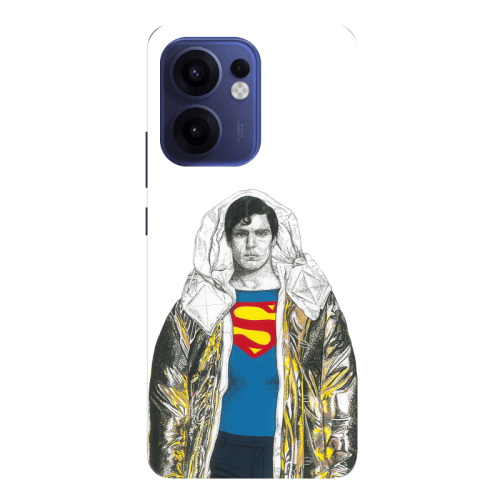 Oppo Reno13 FS Superman 2 Transparent Silicone TPU Θήκη