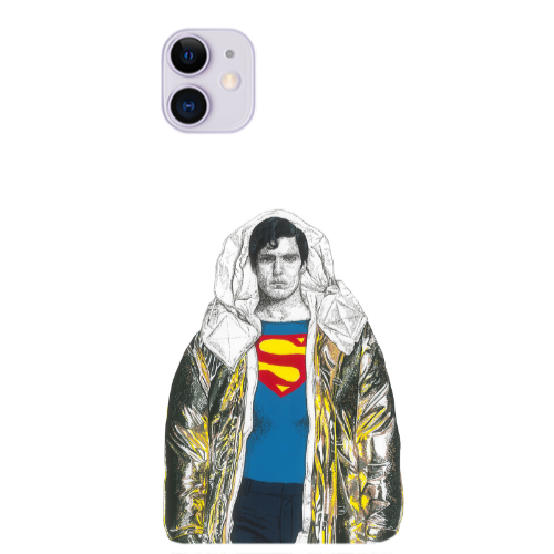 Apple iPhone 11  Superman 2 Transparent Silicone TPU Θήκη