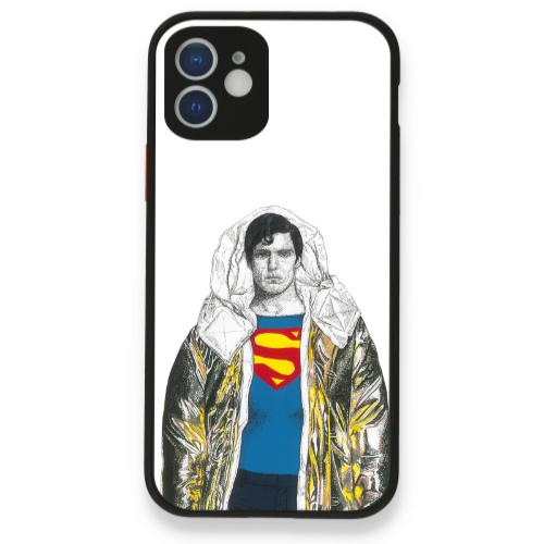 Apple iPhone 12 Superman 2 Black Glossy Θήκη