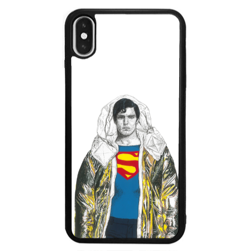 Apple iPhone X Superman 2 Black Glossy Θήκη