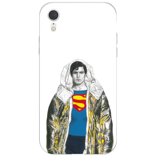 Apple iPhone Xr Superman 2 Transparent Silicone TPU Θήκη