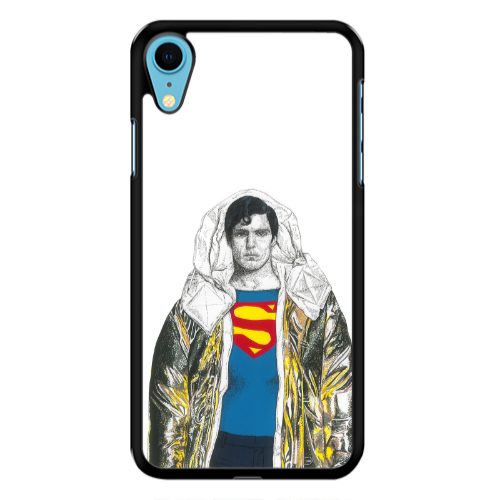 Apple iPhone Xr Superman 2 Black Glossy Θήκη