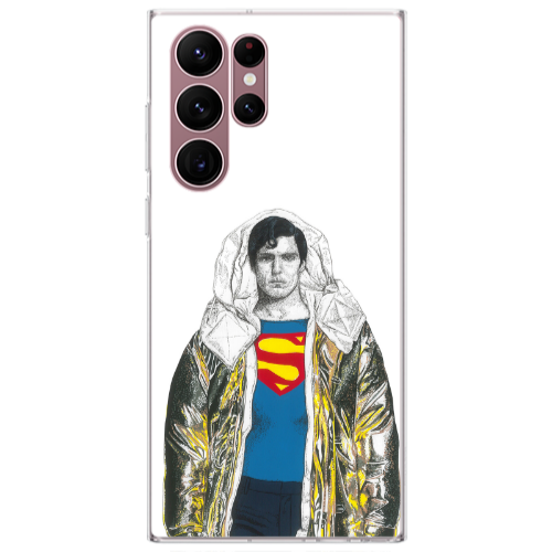 Samsung S22 Ultra Superman 2 Transparent Silicone TPU Θήκη