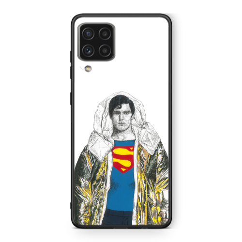 Samsung A22 4G Superman 2 Black Glossy Θήκη