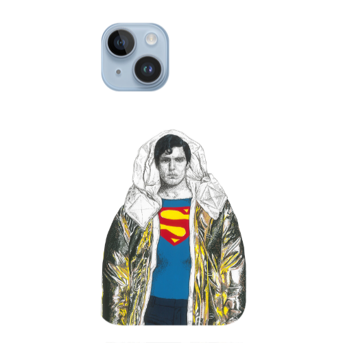 Apple iPhone 14  Superman 2 Transparent Silicone TPU Θήκη