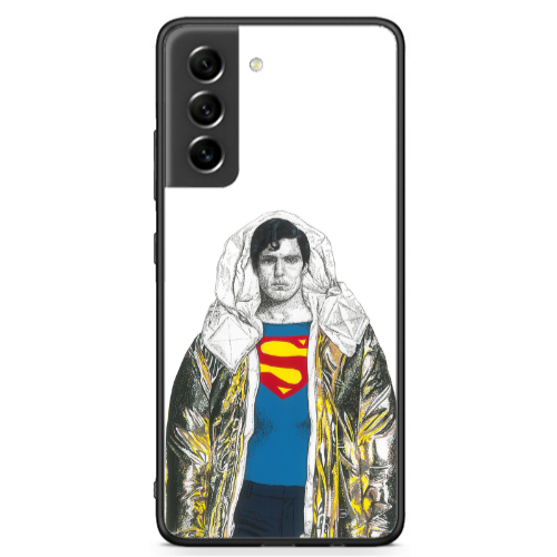 Samsung S21 FE Superman 2 Black Glossy Θήκη