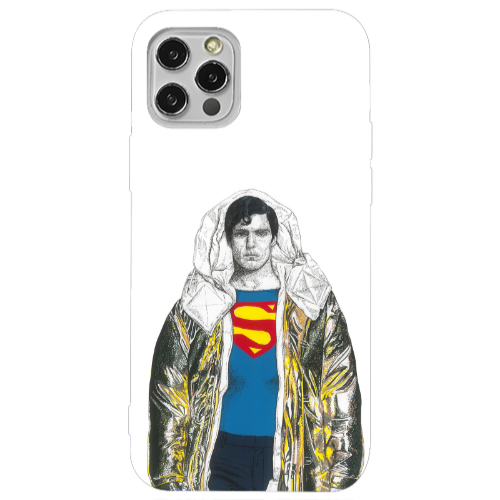 Apple iPhone 12 Pro Superman 2 Transparent Silicone TPU Θήκη