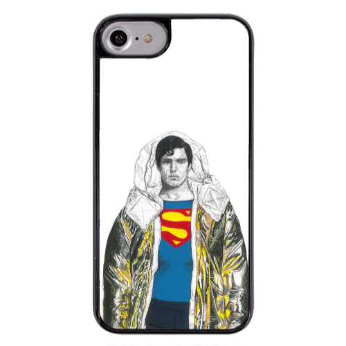 Apple iPhone 7 Superman 2 Black Glossy Θήκη