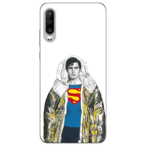Huawei P30 Superman 2 Transparent Silicone TPU Θήκη
