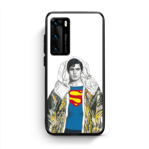 Huawei P40 Superman 2 Black Glossy Θήκη