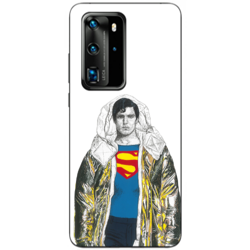 Huawei P40 Pro Superman 2 Transparent Silicone TPU Θήκη
