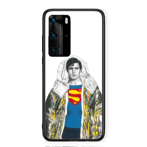 Huawei P40 Pro Superman 2 Black Glossy Θήκη