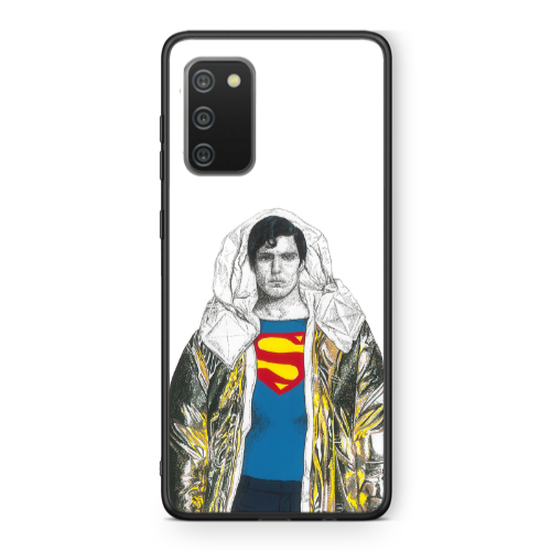 Samsung A02s Superman 2 Black Glossy Θήκη