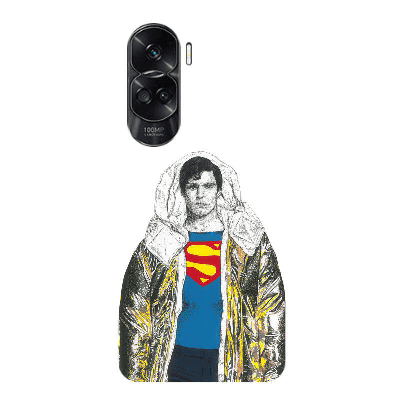 Honor 90 Lite 5G Superman 2 Transparent Silicone TPU Θήκη