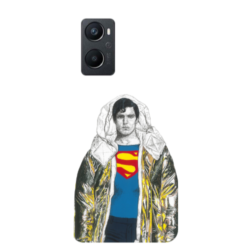 Oppo A 96 Superman 2 Transparent Silicone TPU Θήκη