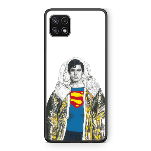 Samsung A22 5G Superman 2 Black Glossy Θήκη
