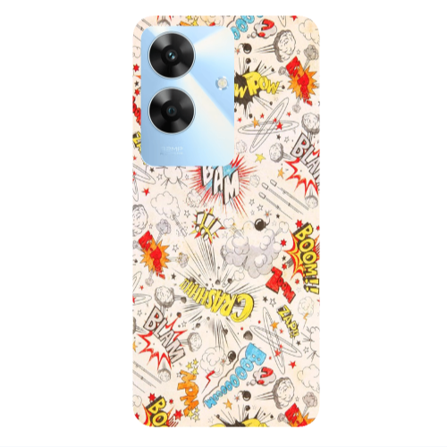 Realme Note 60 Pow pow Transparent Silicone TPU Θήκη