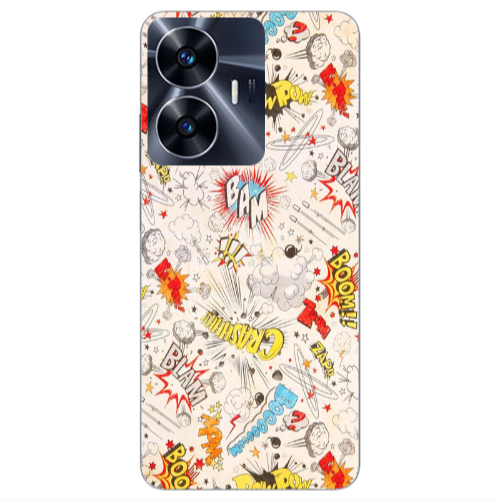 Realme Note 50 Pow pow Transparent Silicone TPU Θήκη