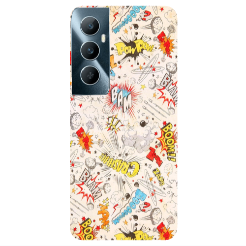 Realme C65 Pow pow Transparent Silicone TPU Θήκη