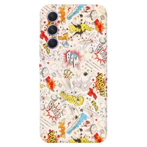 Samsung A56 Pow pow Transparent Silicone TPU Θήκη