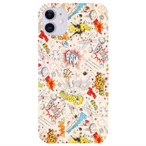 Apple iPhone 11  Pow pow Transparent Silicone TPU Θήκη
