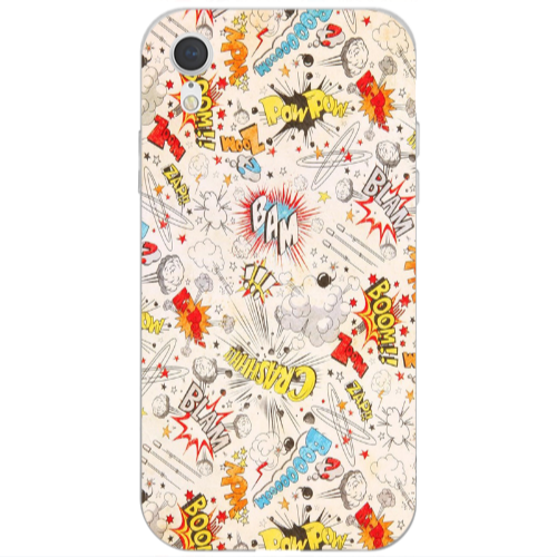 Apple iPhone Xr Pow pow Transparent Silicone TPU Θήκη