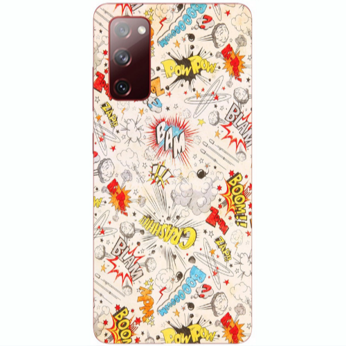Samsung S20 FE Pow pow Transparent Silicone TPU Θήκη
