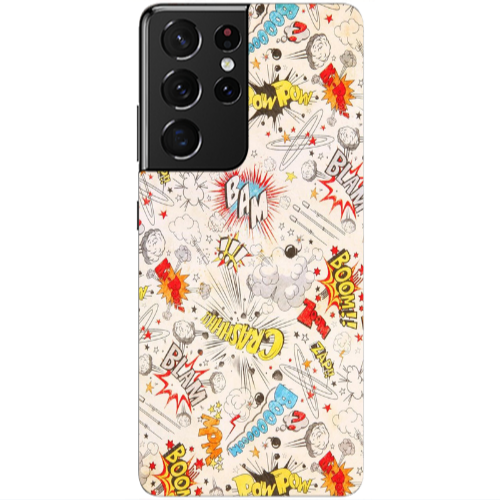 Samsung S21 Ultra Pow pow Transparent Silicone TPU Θήκη