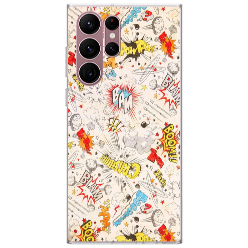 Samsung S22 Ultra Pow pow Transparent Silicone TPU Θήκη