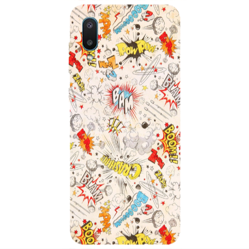 Samsung A02 Pow pow Transparent Silicone TPU Θήκη