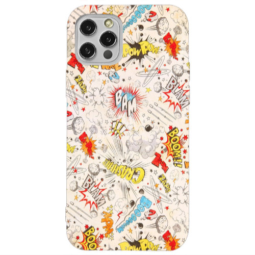 Apple iPhone 12 Pro Pow pow Transparent Silicone TPU Θήκη