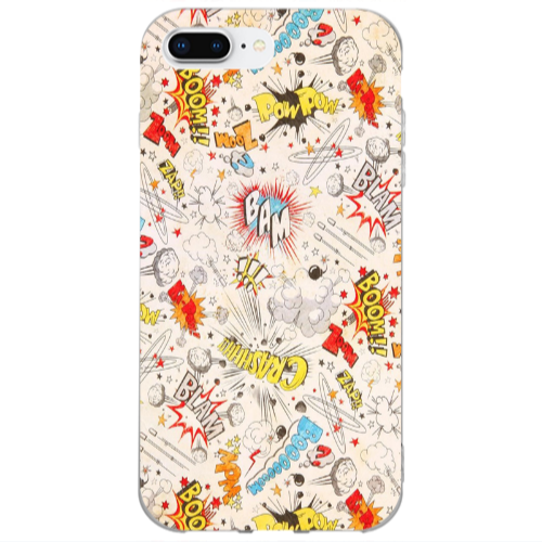 Apple iPhone 7 Plus Pow pow Transparent Silicone TPU Θήκη