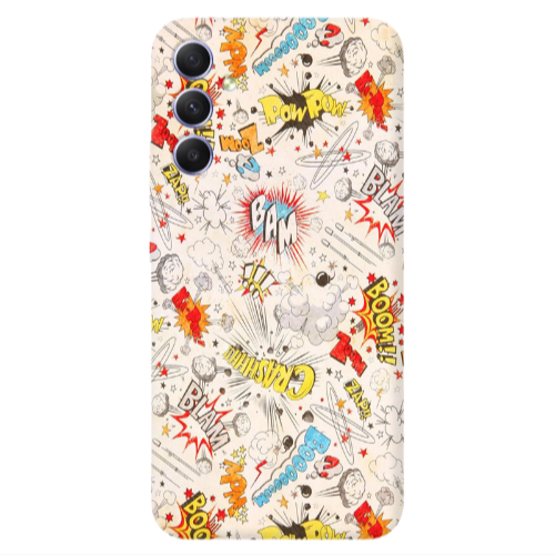 Samsung A34 Pow pow Transparent Silicone TPU Θήκη