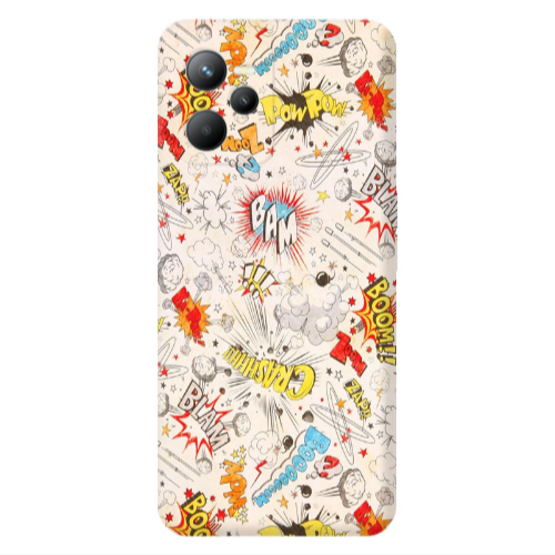 Realme C35 Pow pow Transparent Silicone TPU Θήκη